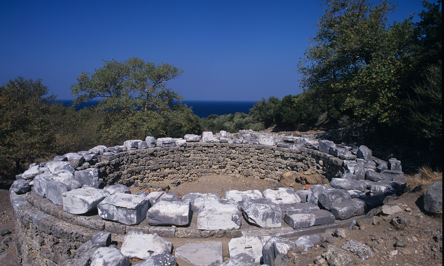 Rotunda of Arsinoe II from the south.